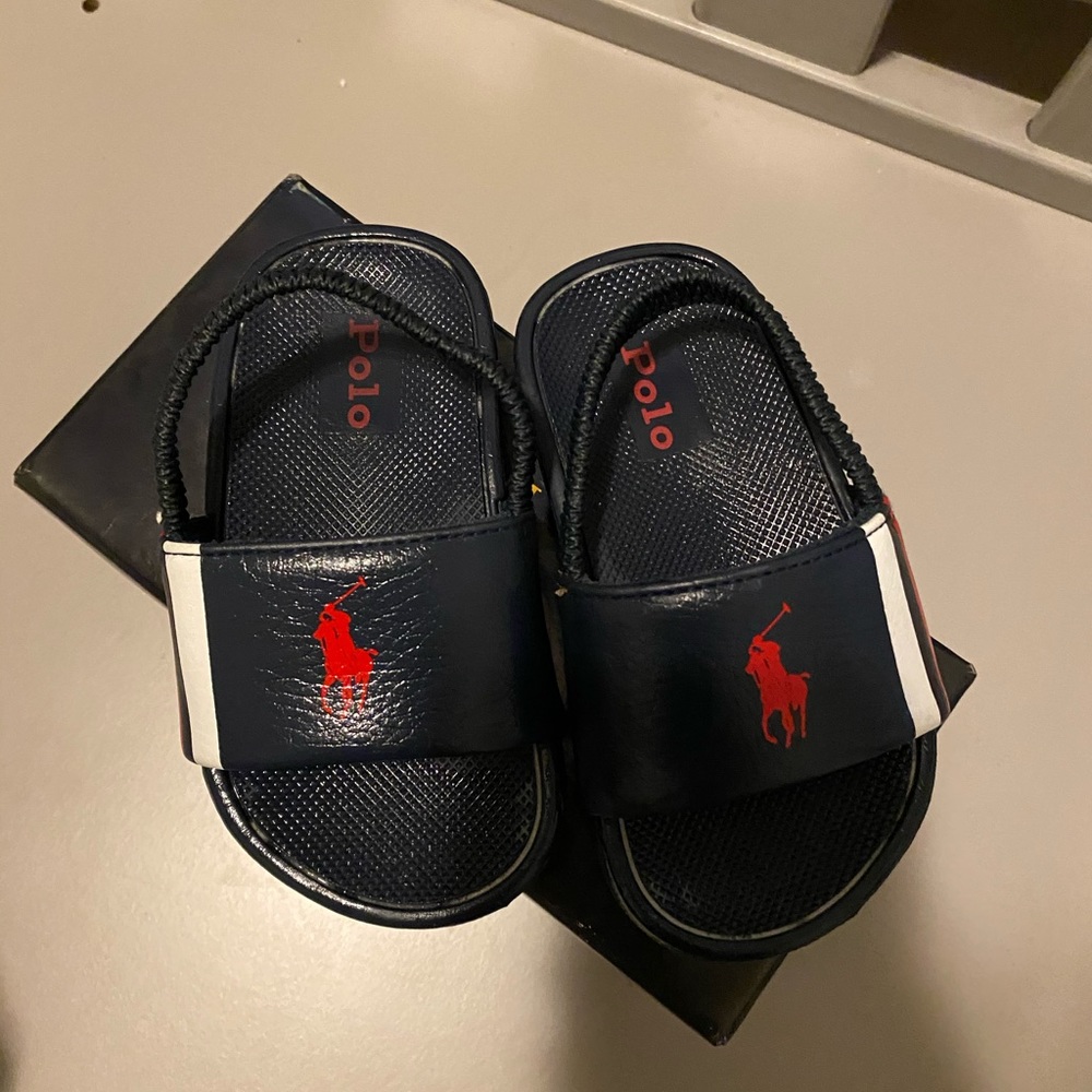 Polo Ralph Lauren toddler slippers 6c